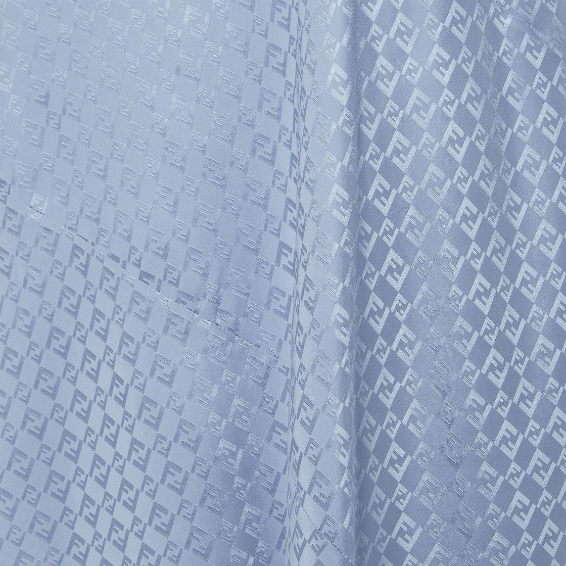 SkirtBlue silk FF jacquard skirt Product Image