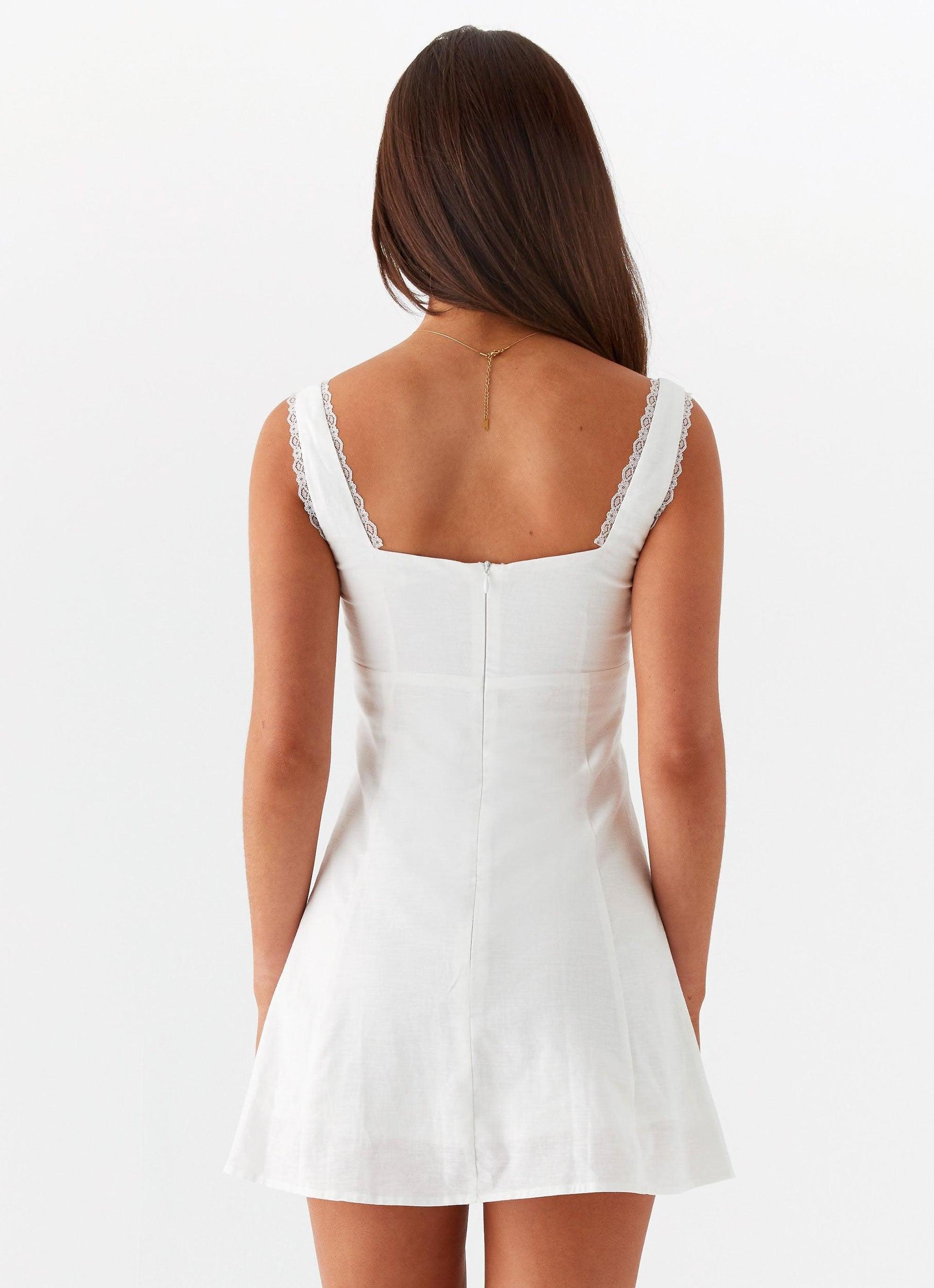 Rowena Mini Dress - White Product Image