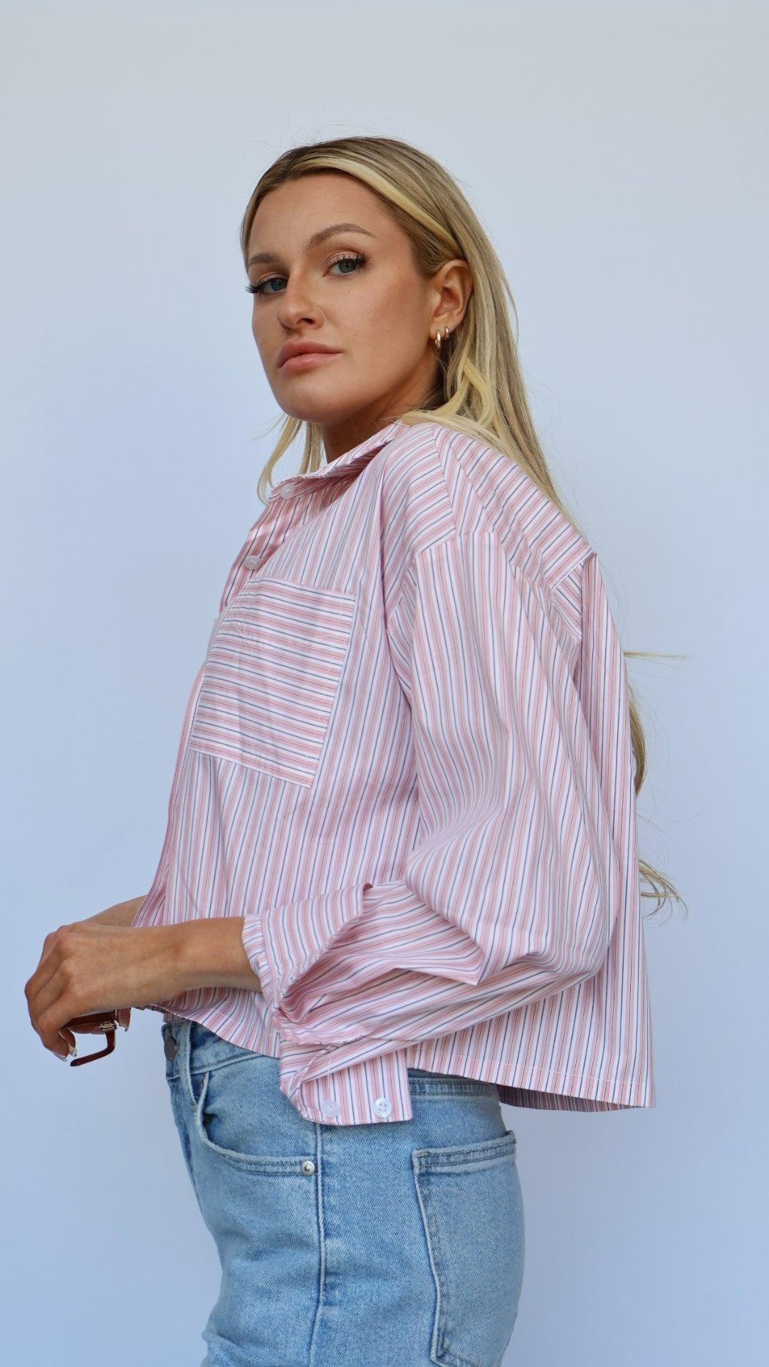 Boxy Button Down Top Product Image