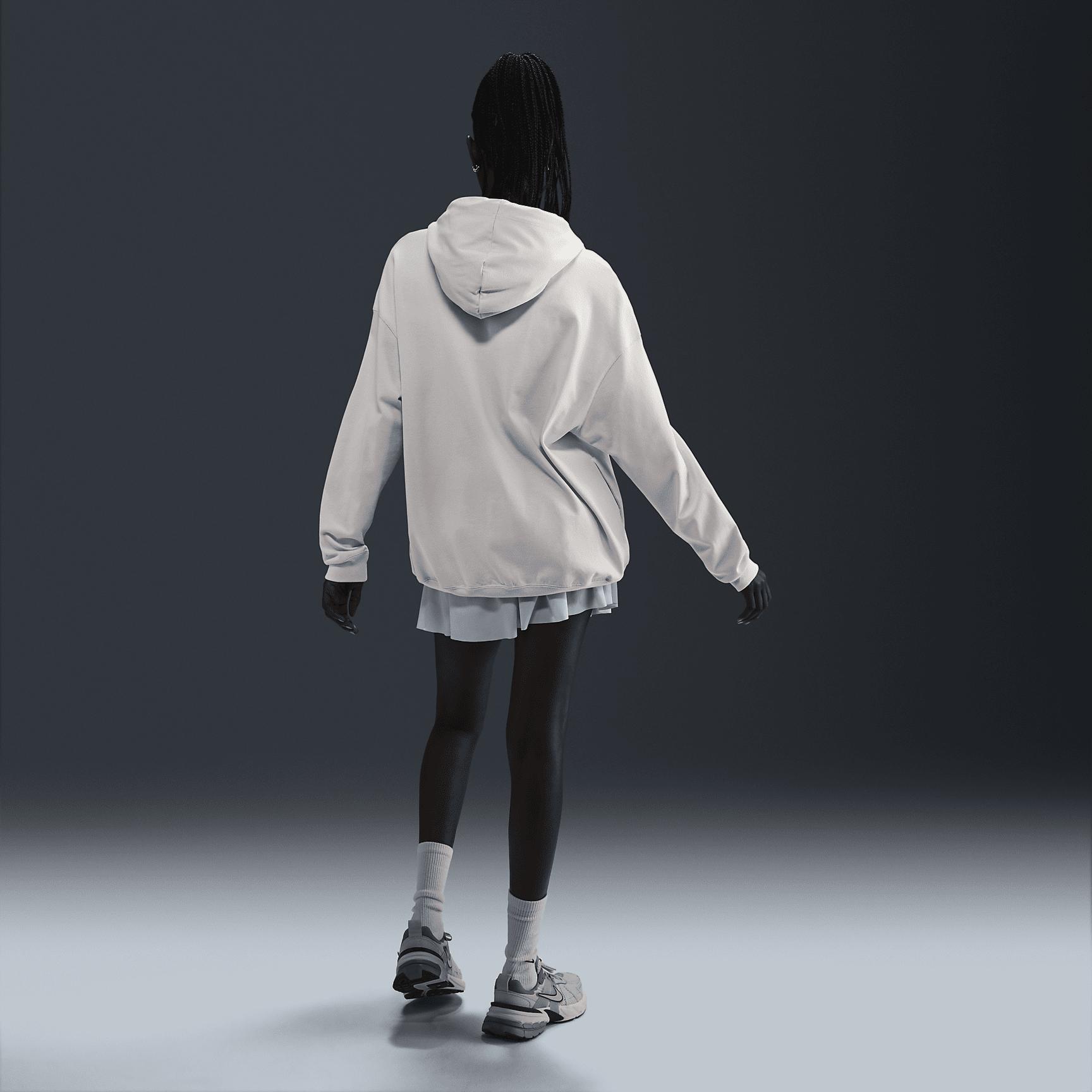 Nike Sportswear Women's Oversized Jersey Full-Zip Hoodie Product Image