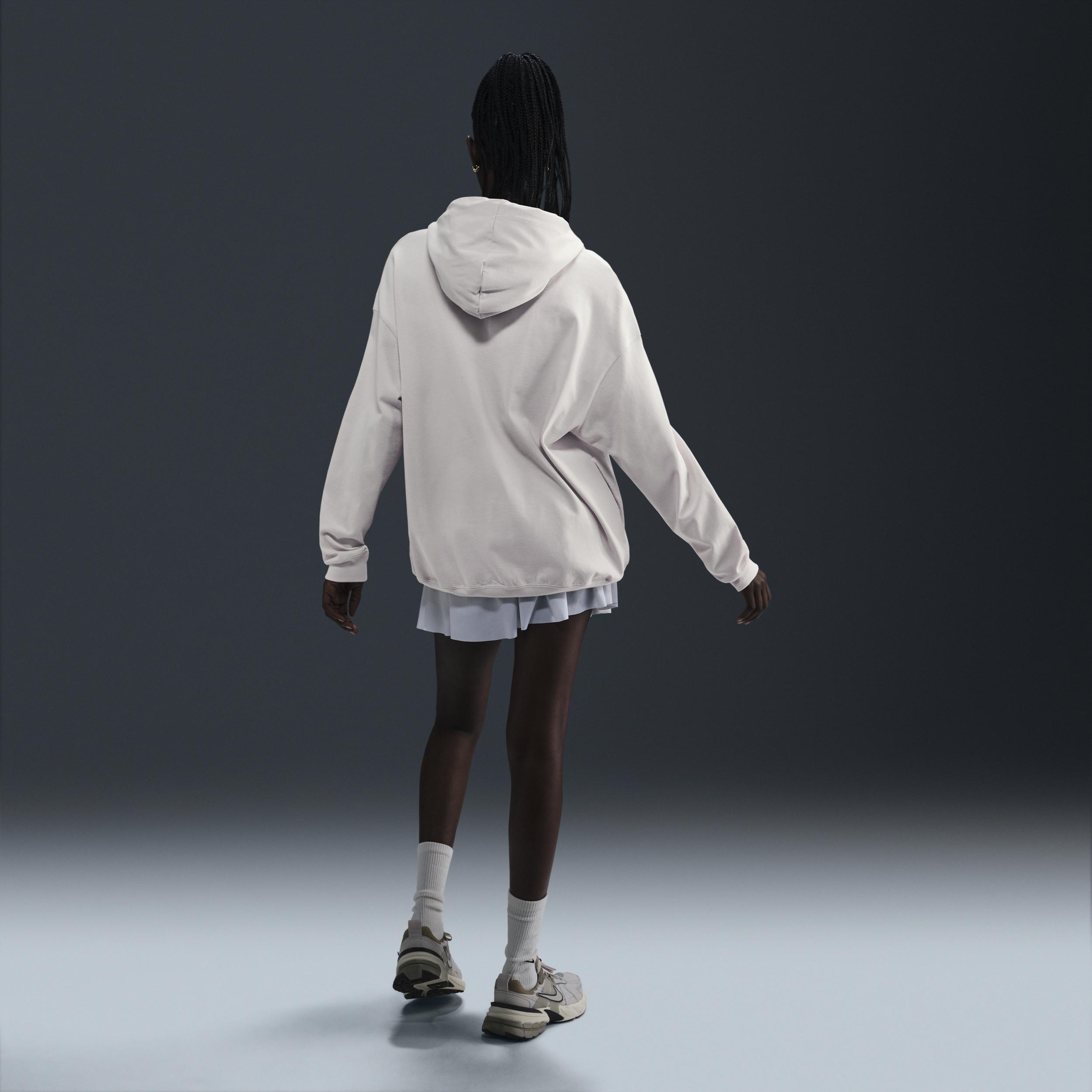 Nike Sportswear Women's Oversized Jersey Full-Zip Hoodie Product Image