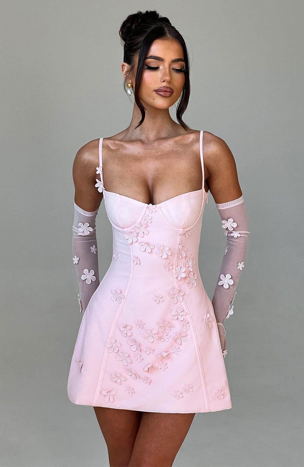 Dalary Mini Dress - Blush Product Image