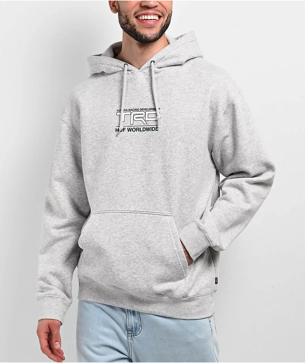 HUF x Toyota TRD Escape Grey Hoodie Product Image