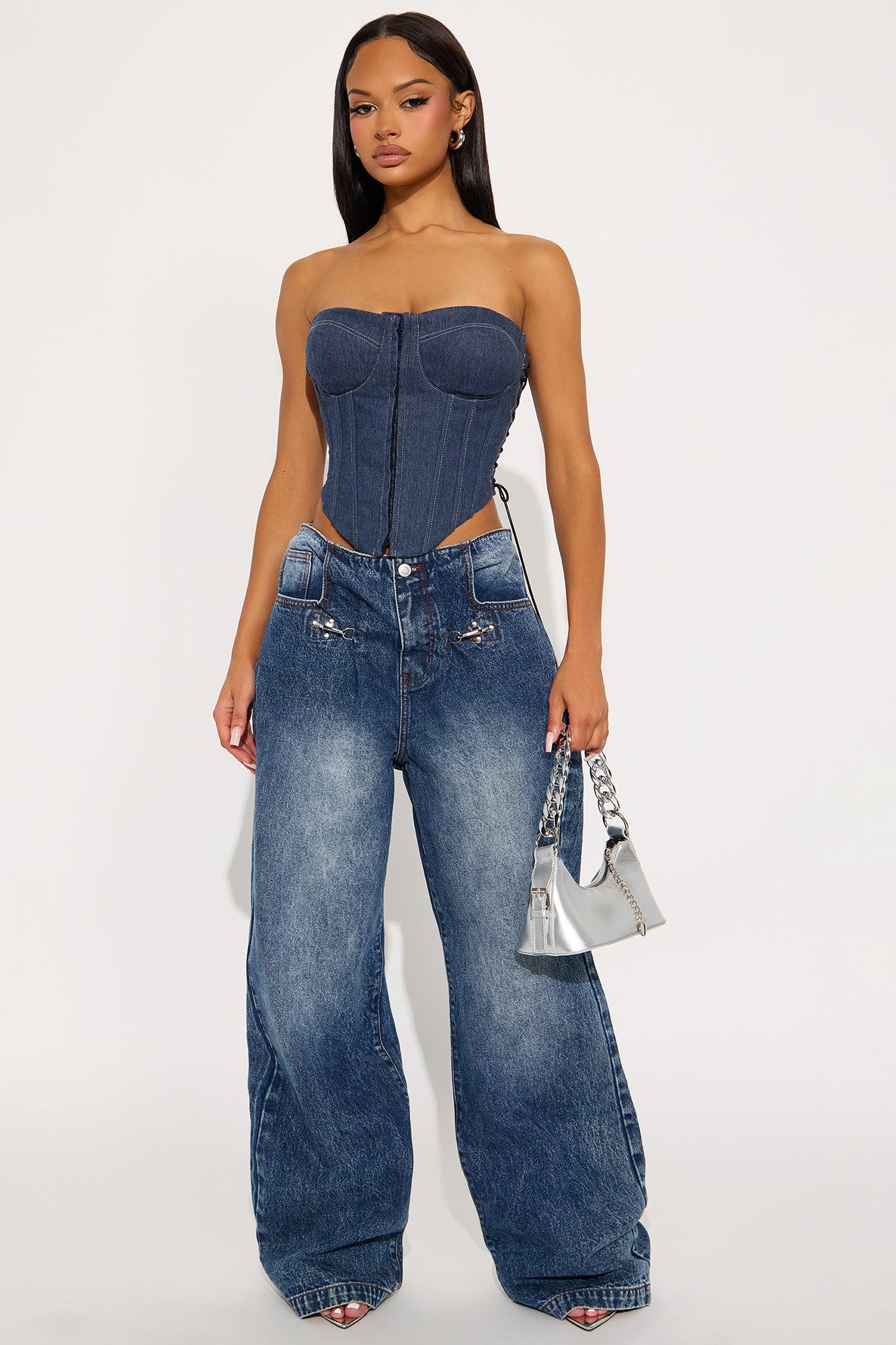 Northside Baggy Jeans - Medium Wash Female Product Image