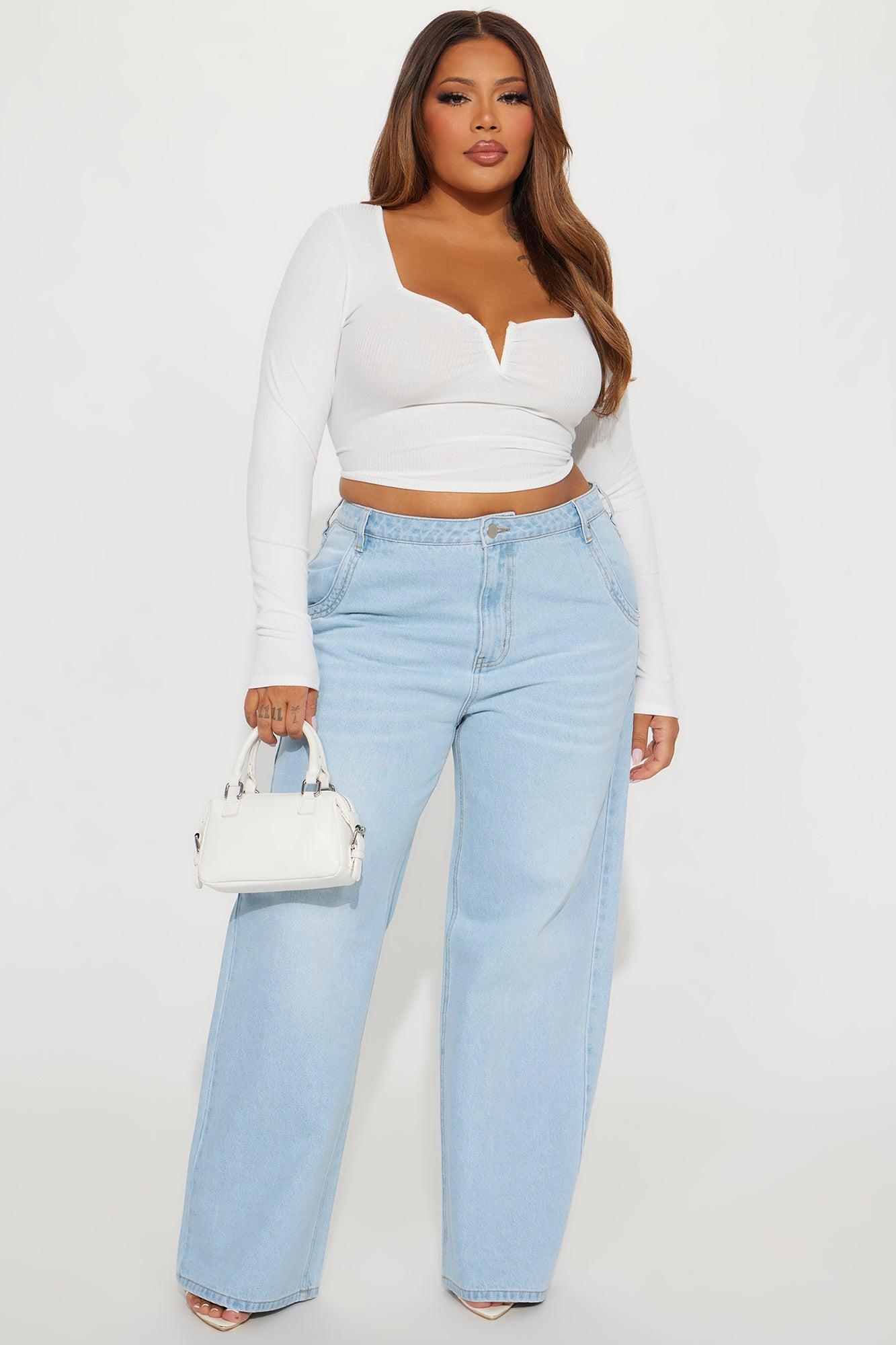 Anaya Ribbed Top - White Product Image