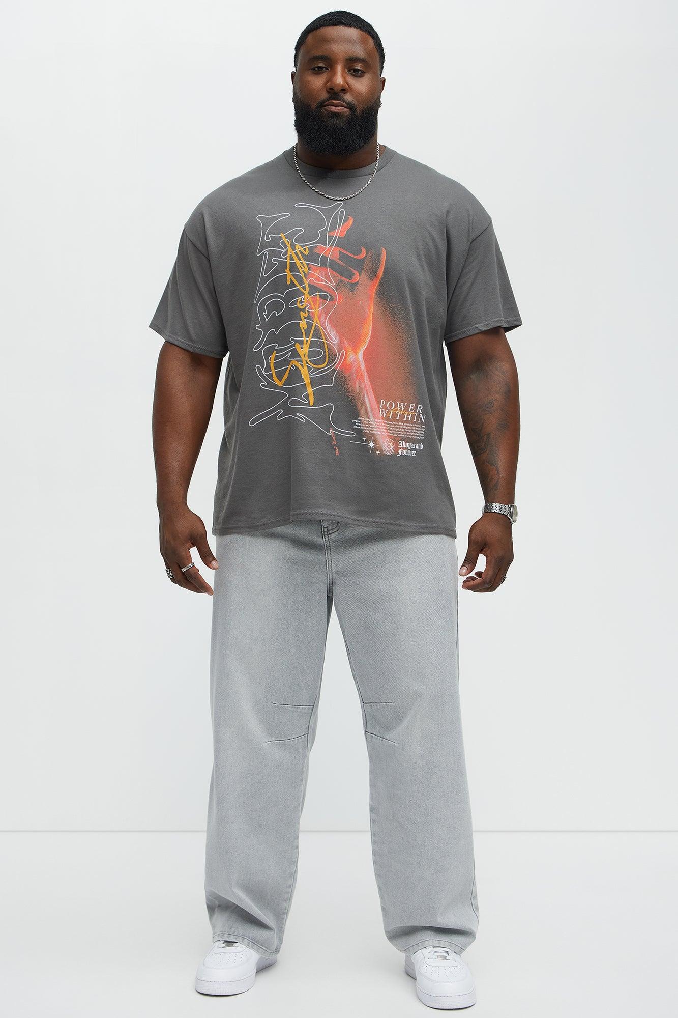 Always And Forever Power Short Sleeve Tee - Charcoal Product Image