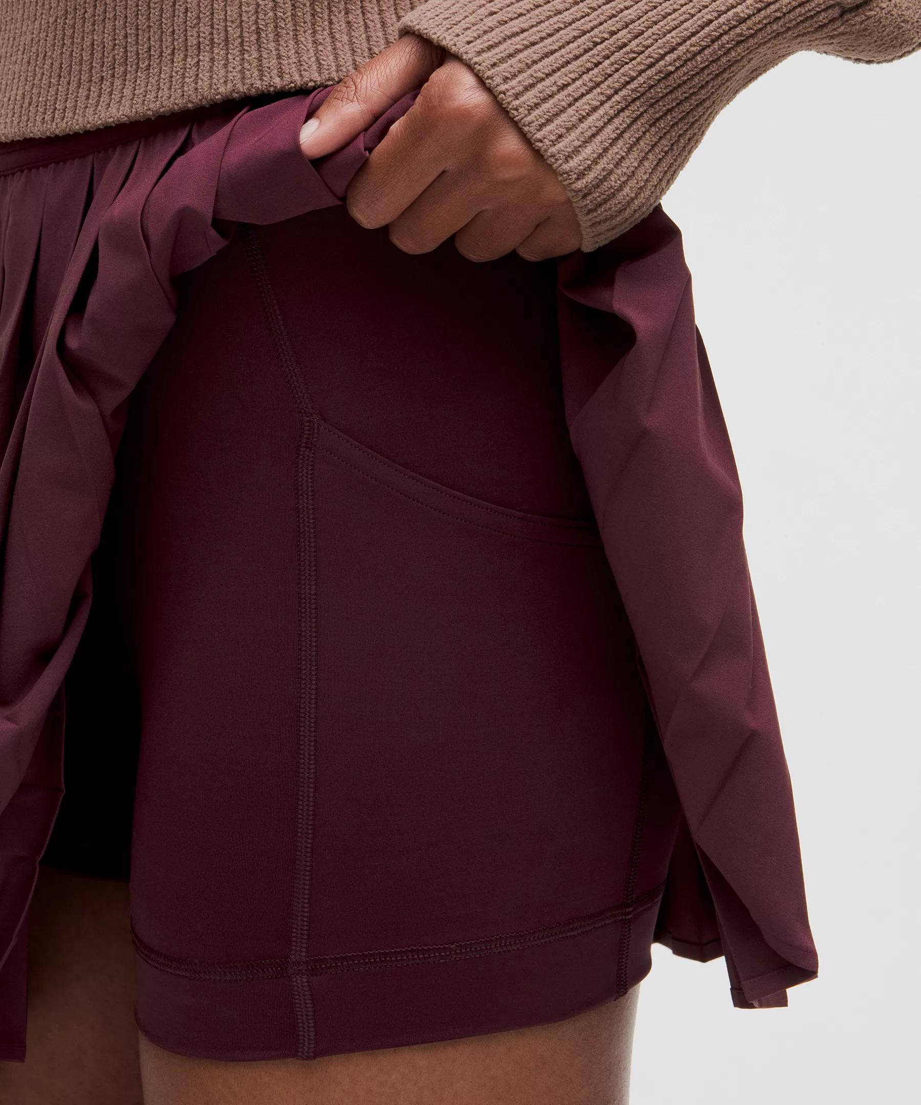 High-Rise Pleated Tennis Skirt Product Image