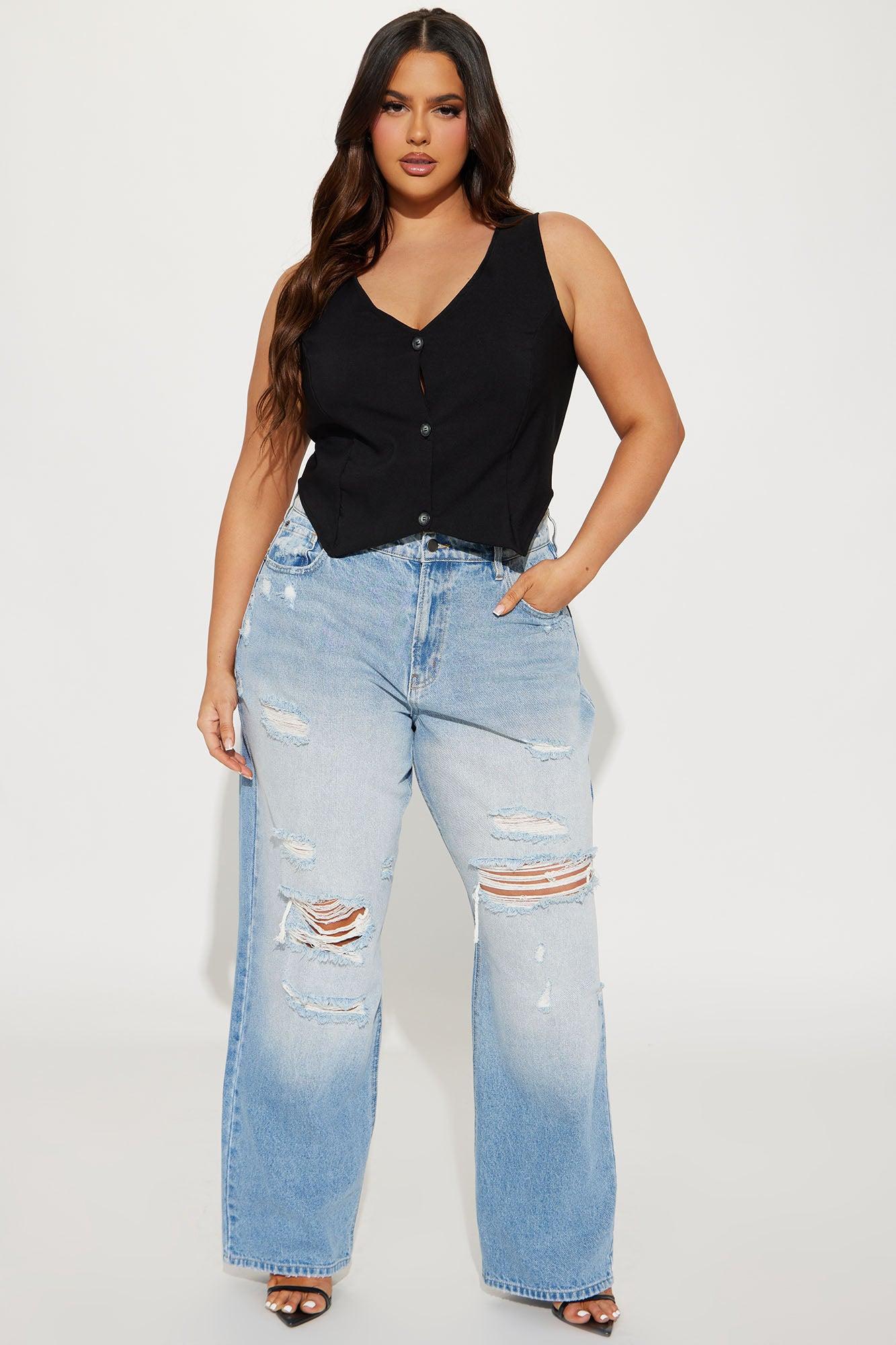 All Around Vest Top - Black Product Image