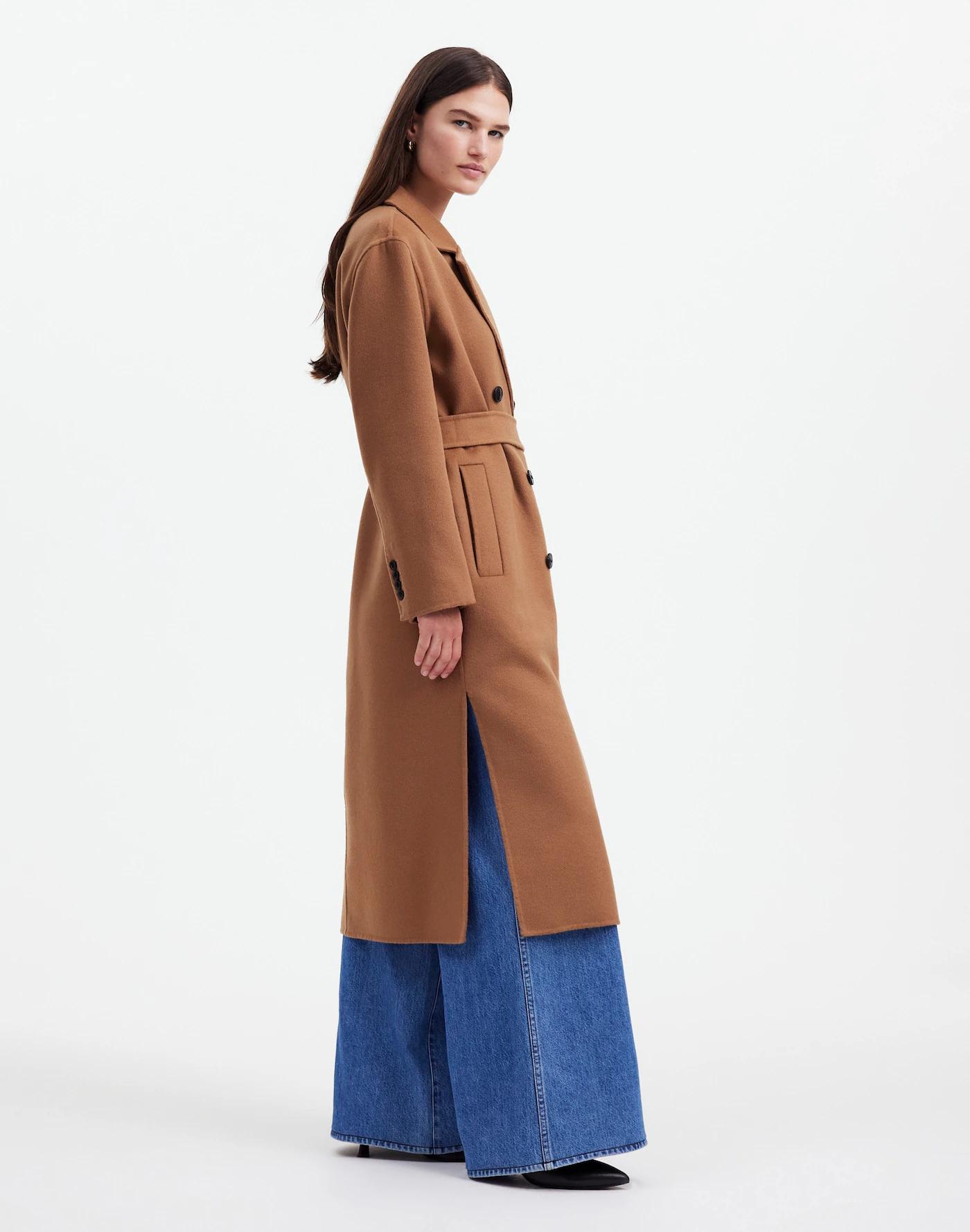 Double-Faced Brushed Long Coat Product Image