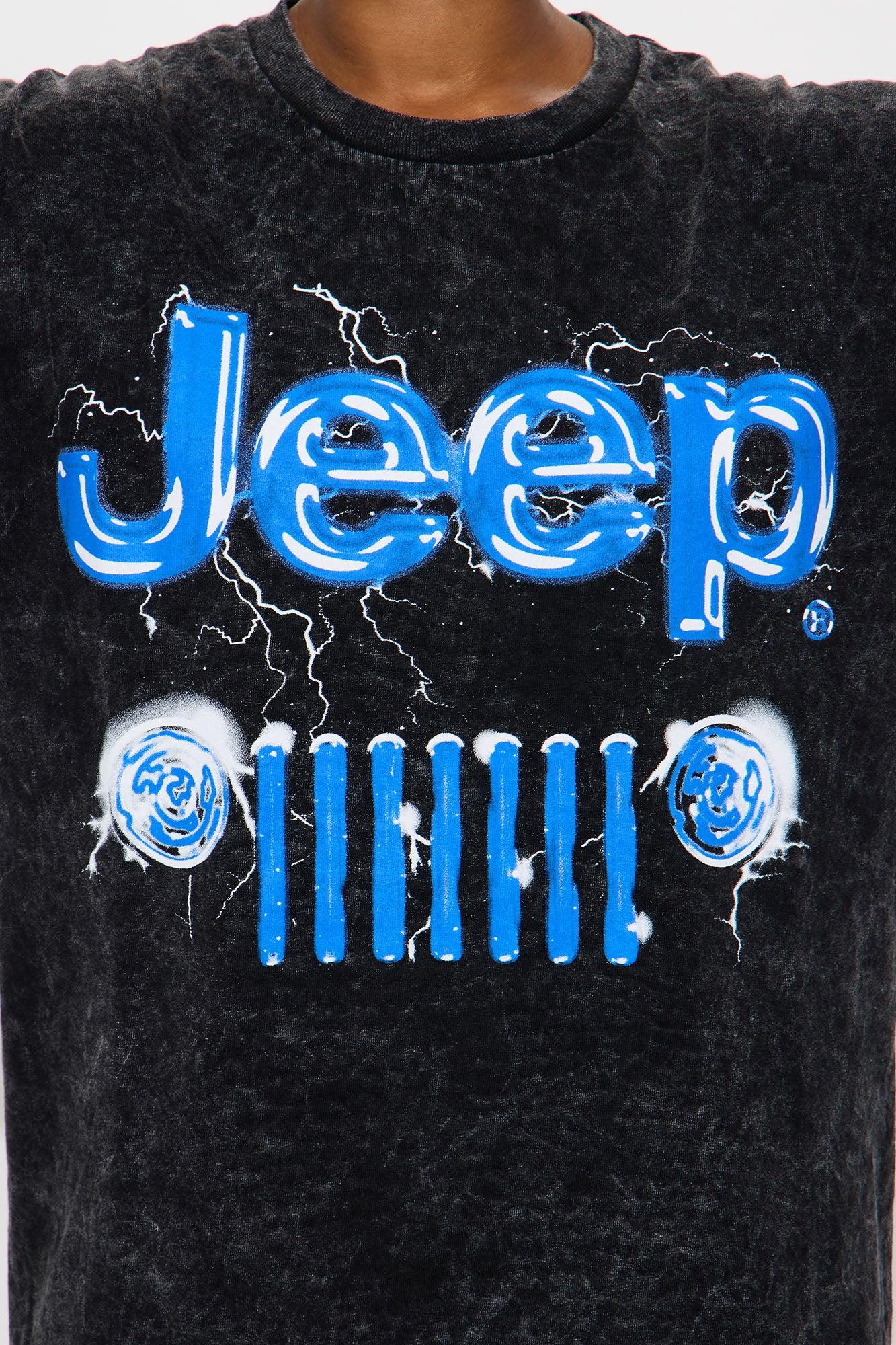 Jeep Electric Washed Tee - Black Female Product Image