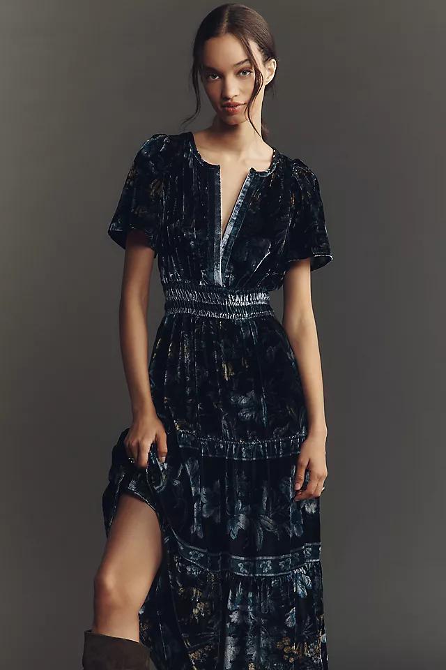 The Somerset Velvet Maxi Dress Product Image