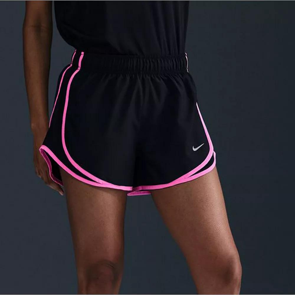 Women's Nike Tempo Dri-FIT Mid-Rise 3-in. Running Shorts, Size: XXL, Black Pink Product Image