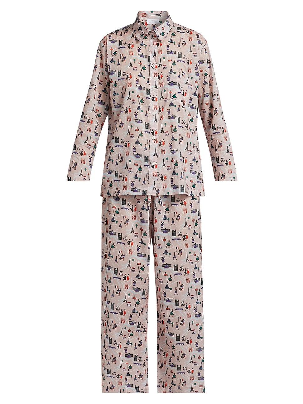 Womens Paris Cotton Pajamas Product Image