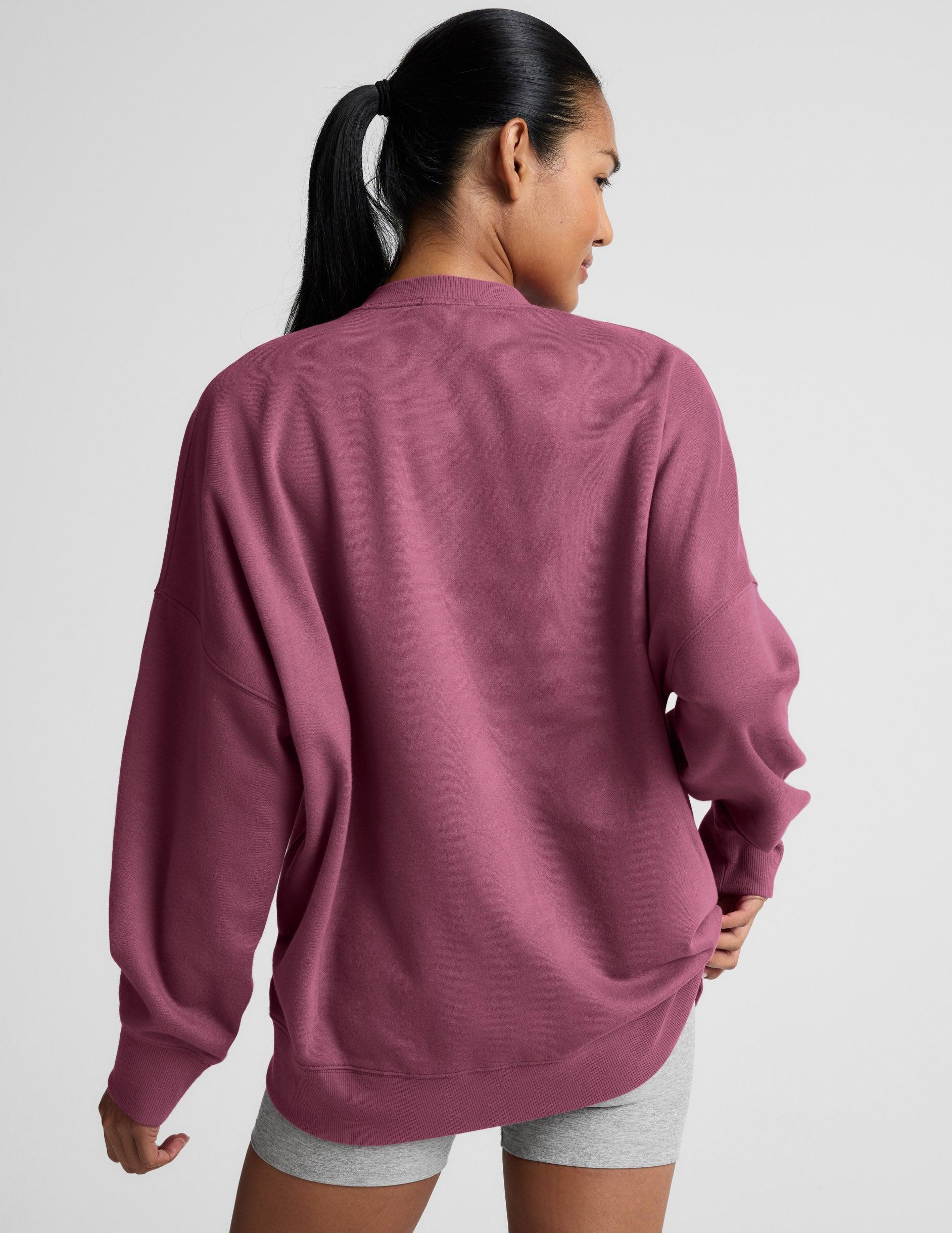 LuxeFleece Oversized Sweatshirt Product Image