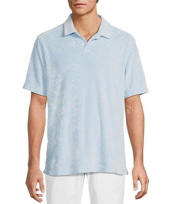 Tommy Bahama Poolside Sun Fade Short Sleeve Terry Polo Shirt Product Image