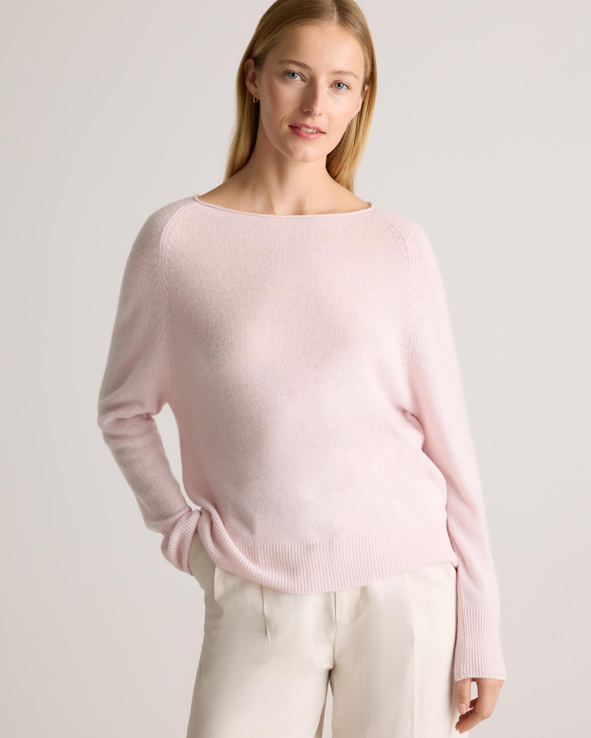 Quince | Women's Mongolian Cashmere Boatneck Sweater Product Image