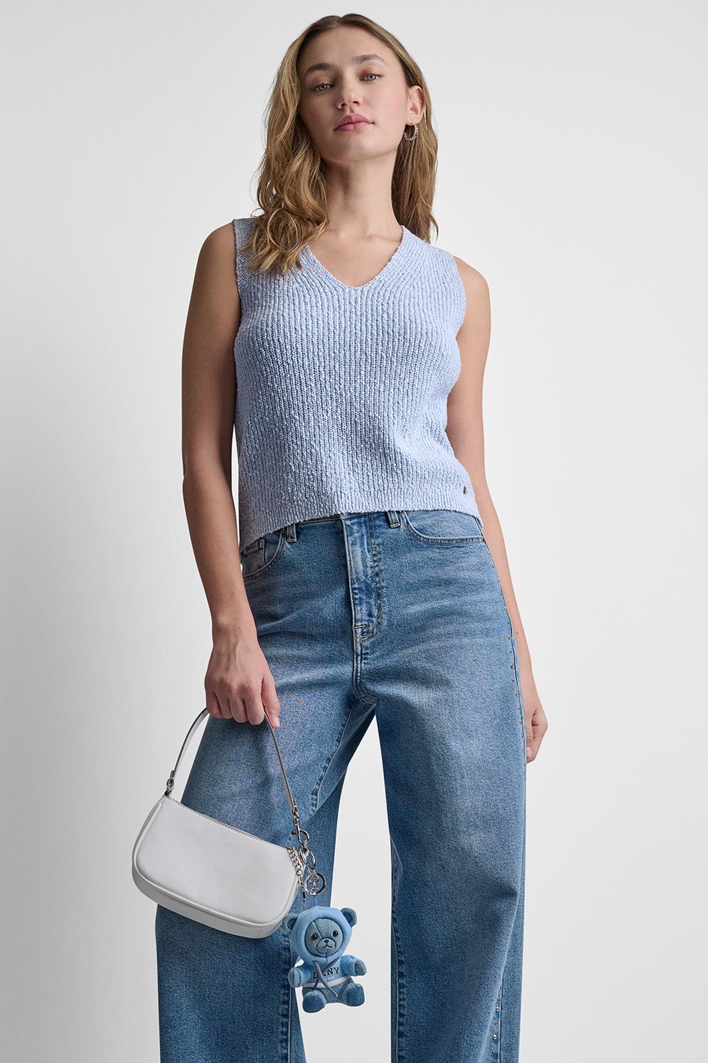 V-NECK SWEATER TANK Product Image
