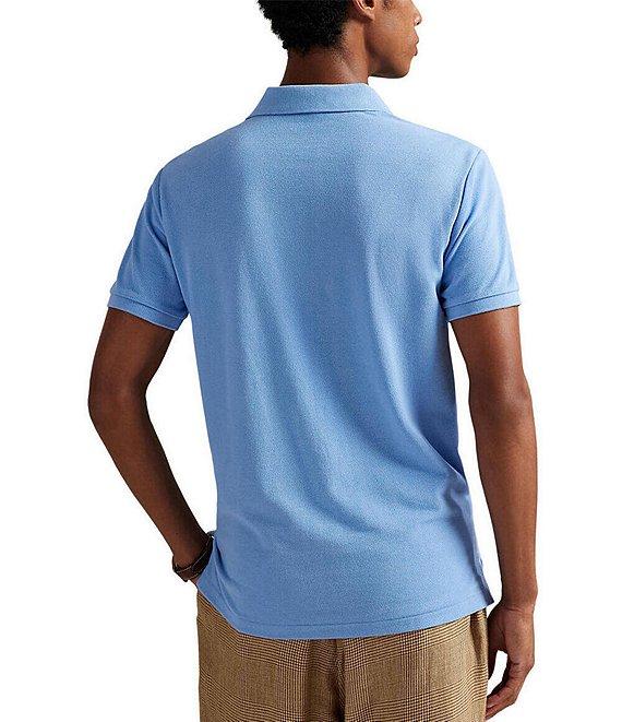 Polo Ralph Lauren Custom Slim Fit Solid Mesh Polo Shirt Product Image