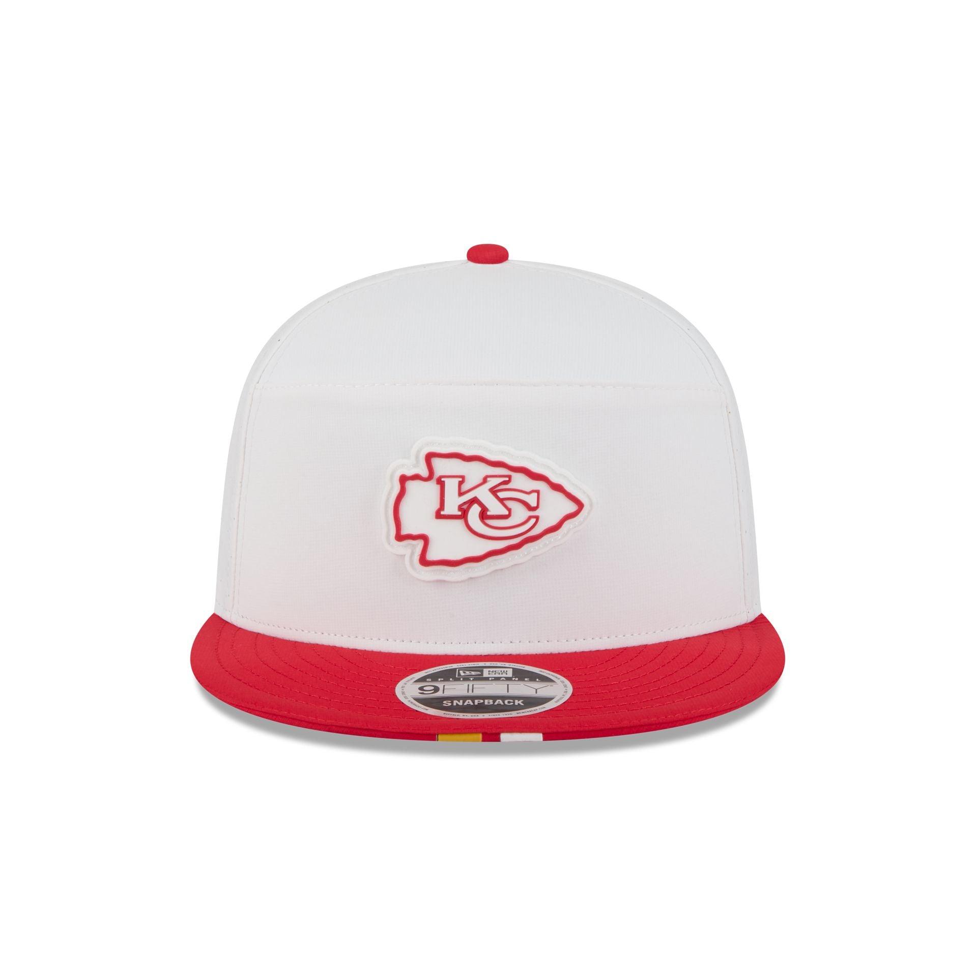 Kansas City Chiefs 2025 Training Split Panel 9FIFTY Snapback Hat Male Product Image