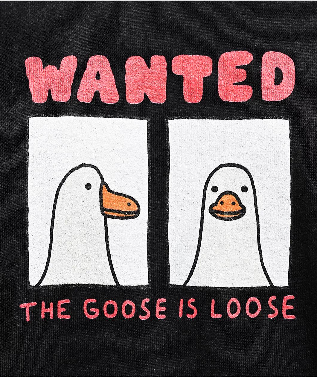 A.LAB Goose Is Loose Black T-Shirt Product Image