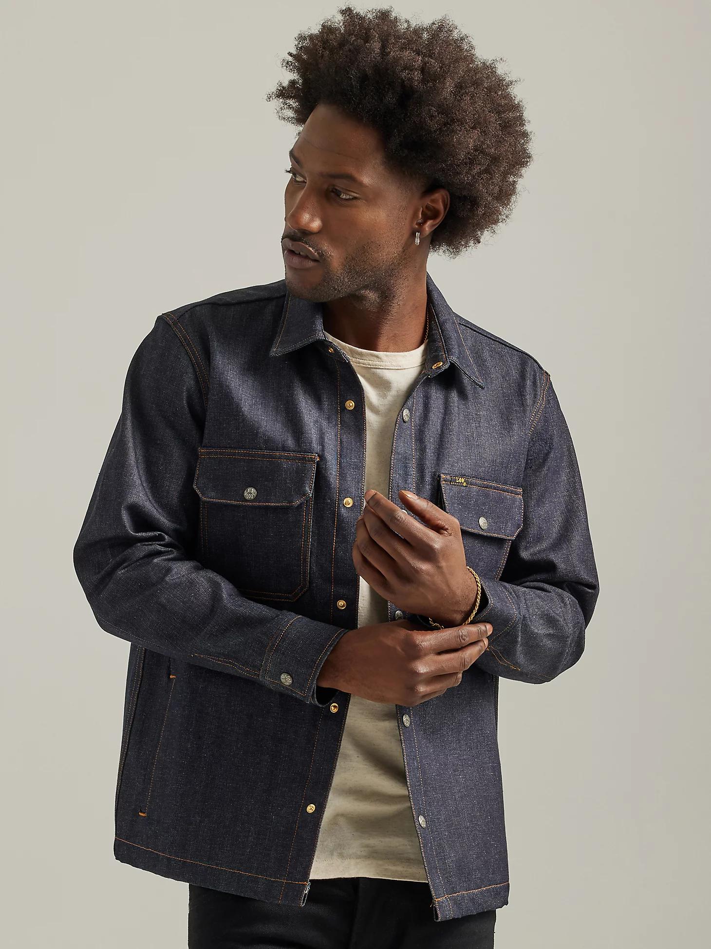 Men's Lee 101 Peace Denim Overshirt | Men's Tops & Tees | Lee® Product Image