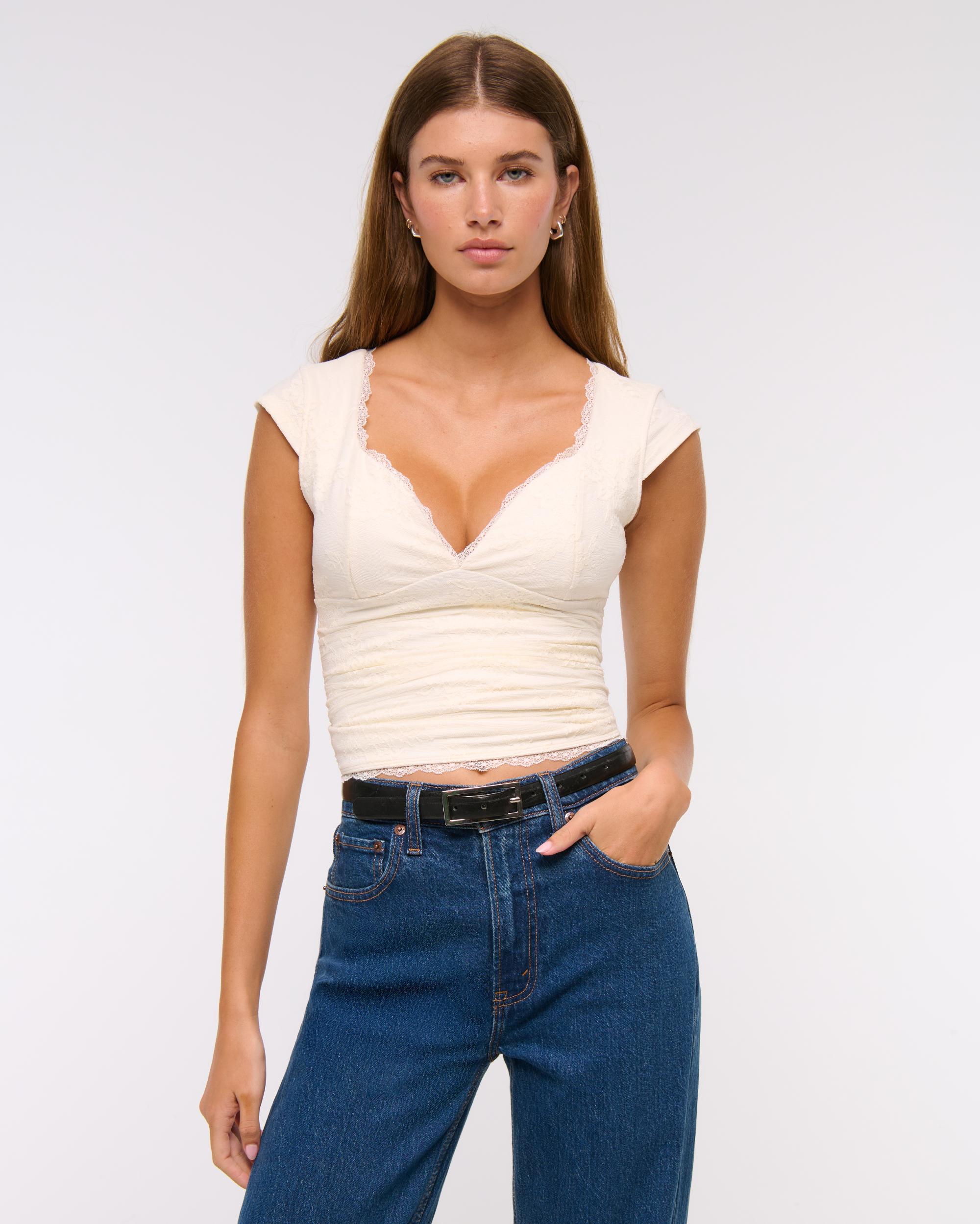 The A&F Zoe Bra-Free Top Product Image