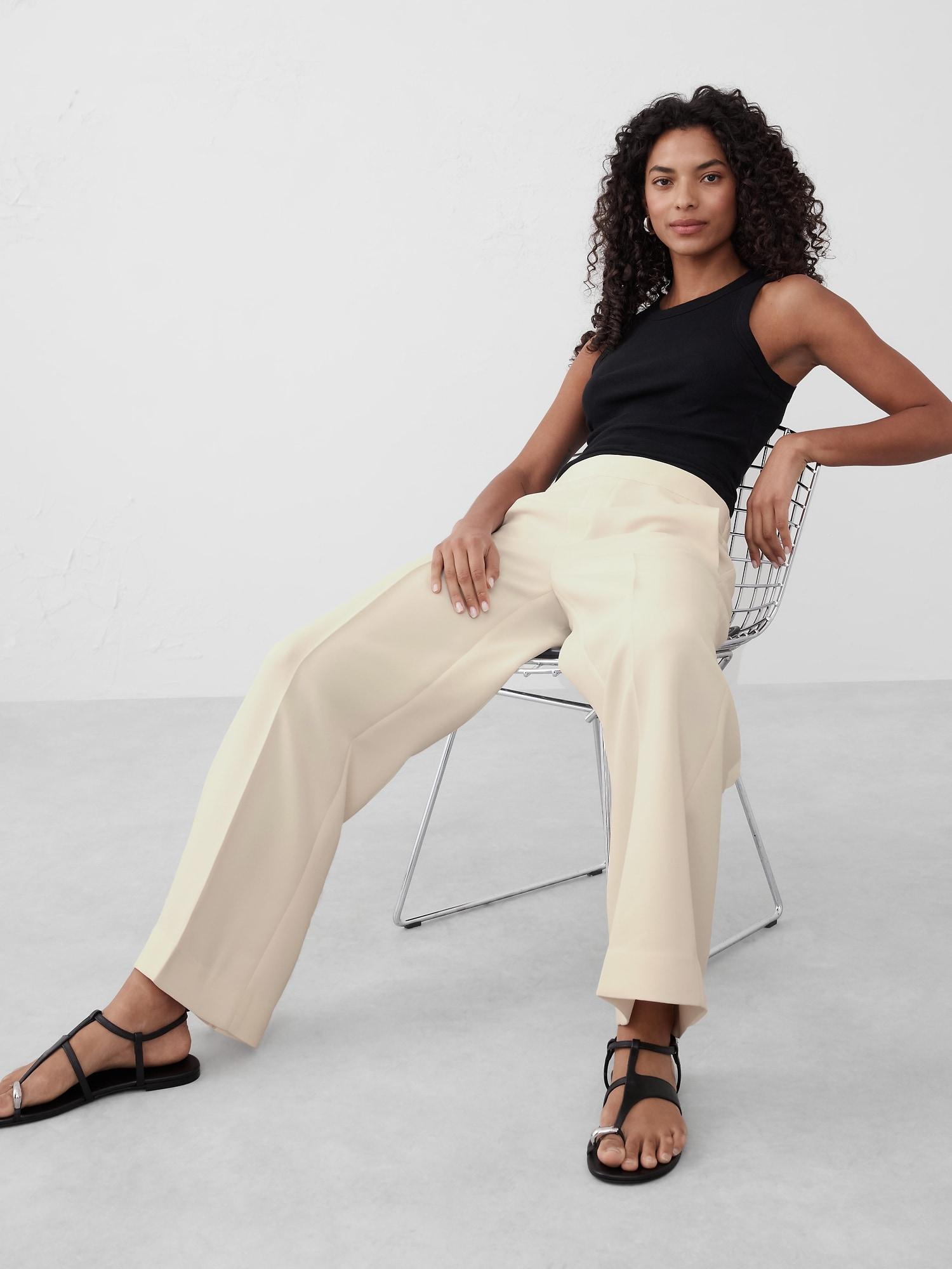 Hayden Crepe Wide-Leg Pant Product Image