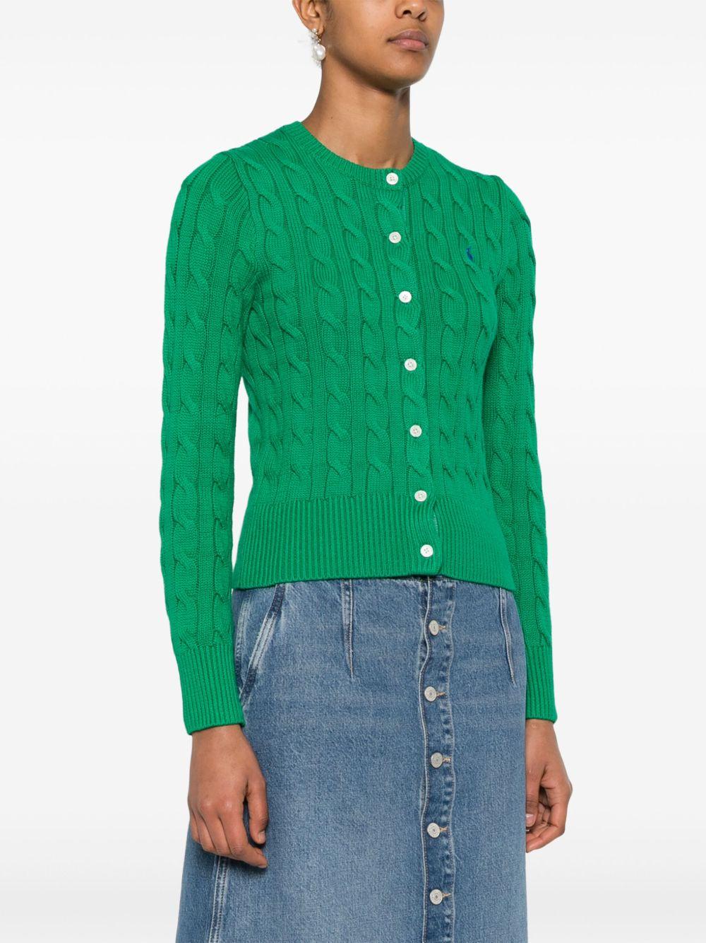 Polo Pony-embroidered cardigan   Product Image