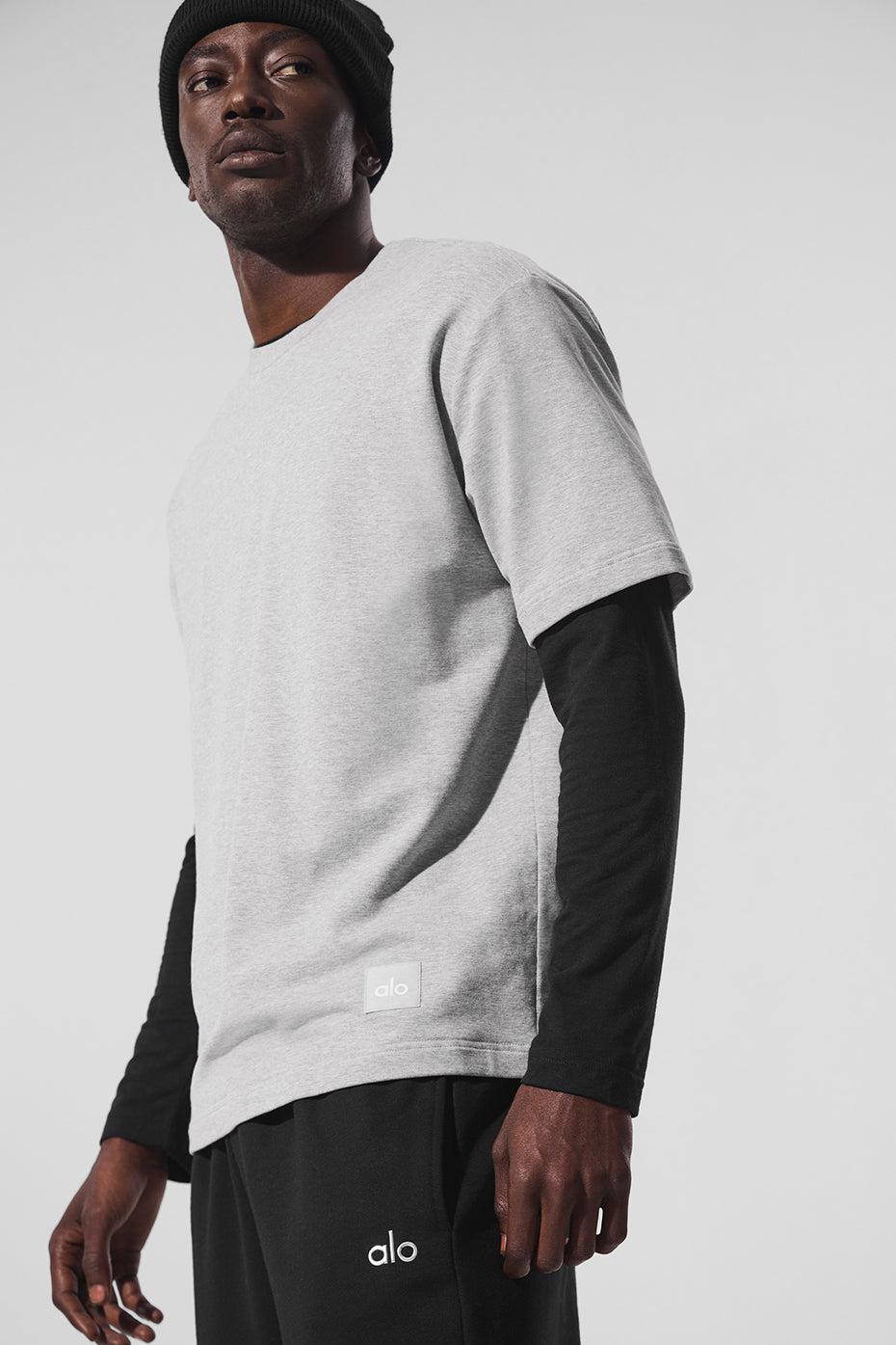 Double Take Short Sleeve - Athletic Heather Grey Product Image