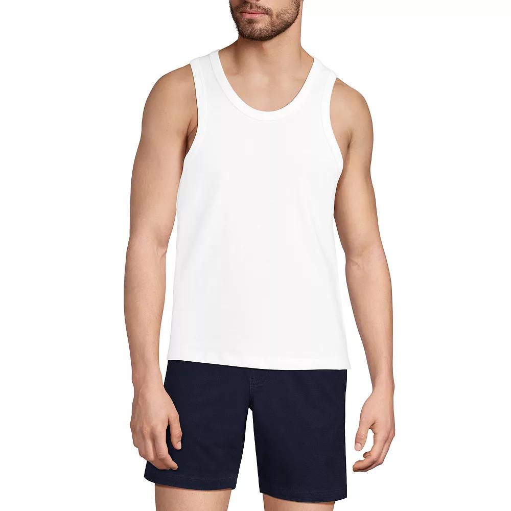 Men's Lands' End Heavy Weight Tank Top,  Product Image