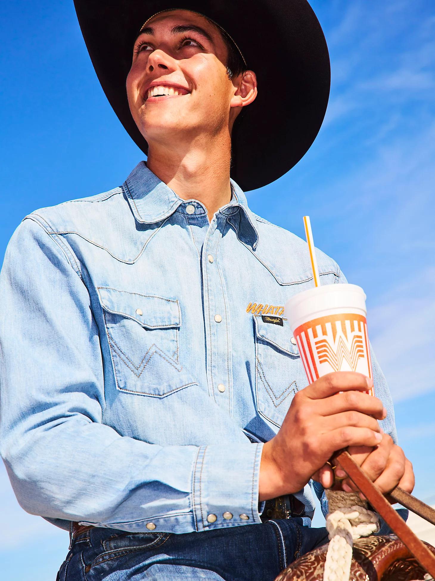 Wrangler x Whataburger Western Shirt | Men's SHIRTS | Wrangler® Product Image