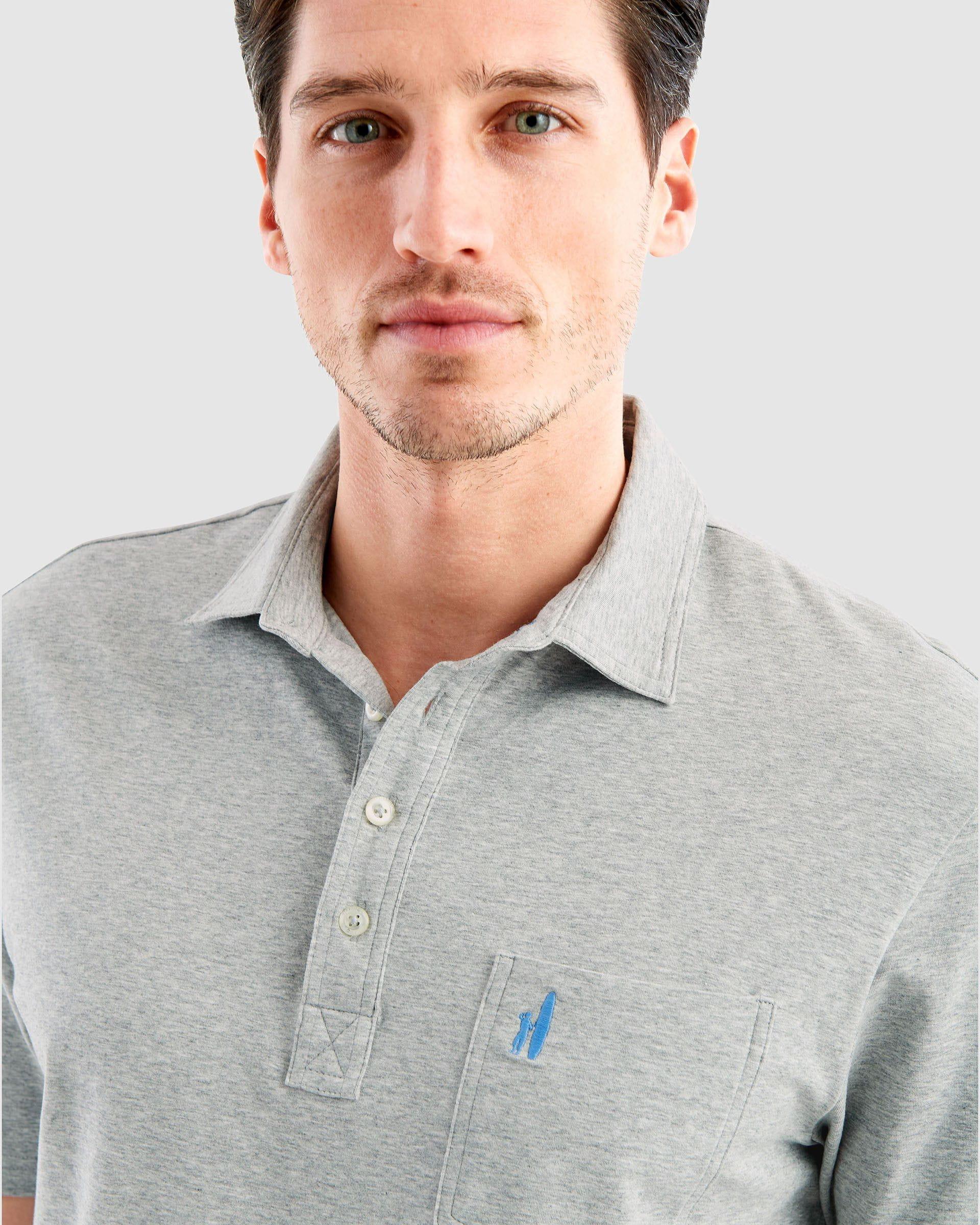 GS- TEST -  Heathered Original Polo Product Image