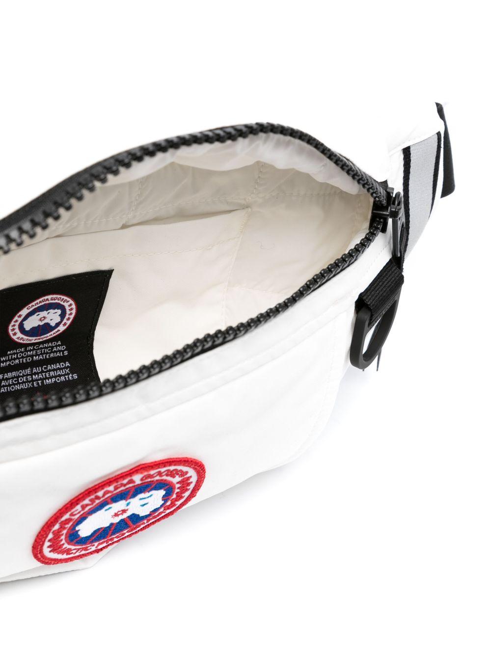 logo-patch padded belt bag Product Image