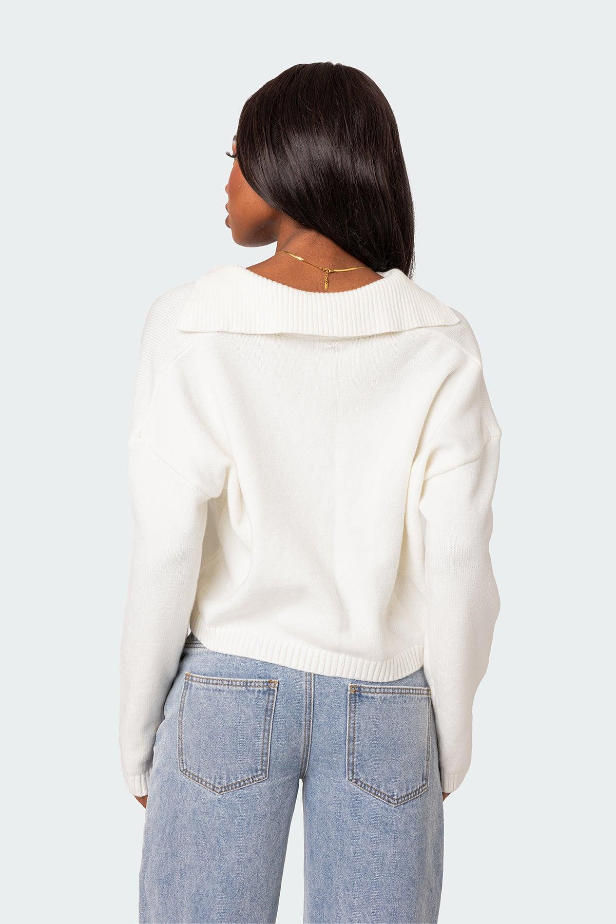 Marcie Oversize Cropped Sweater Product Image