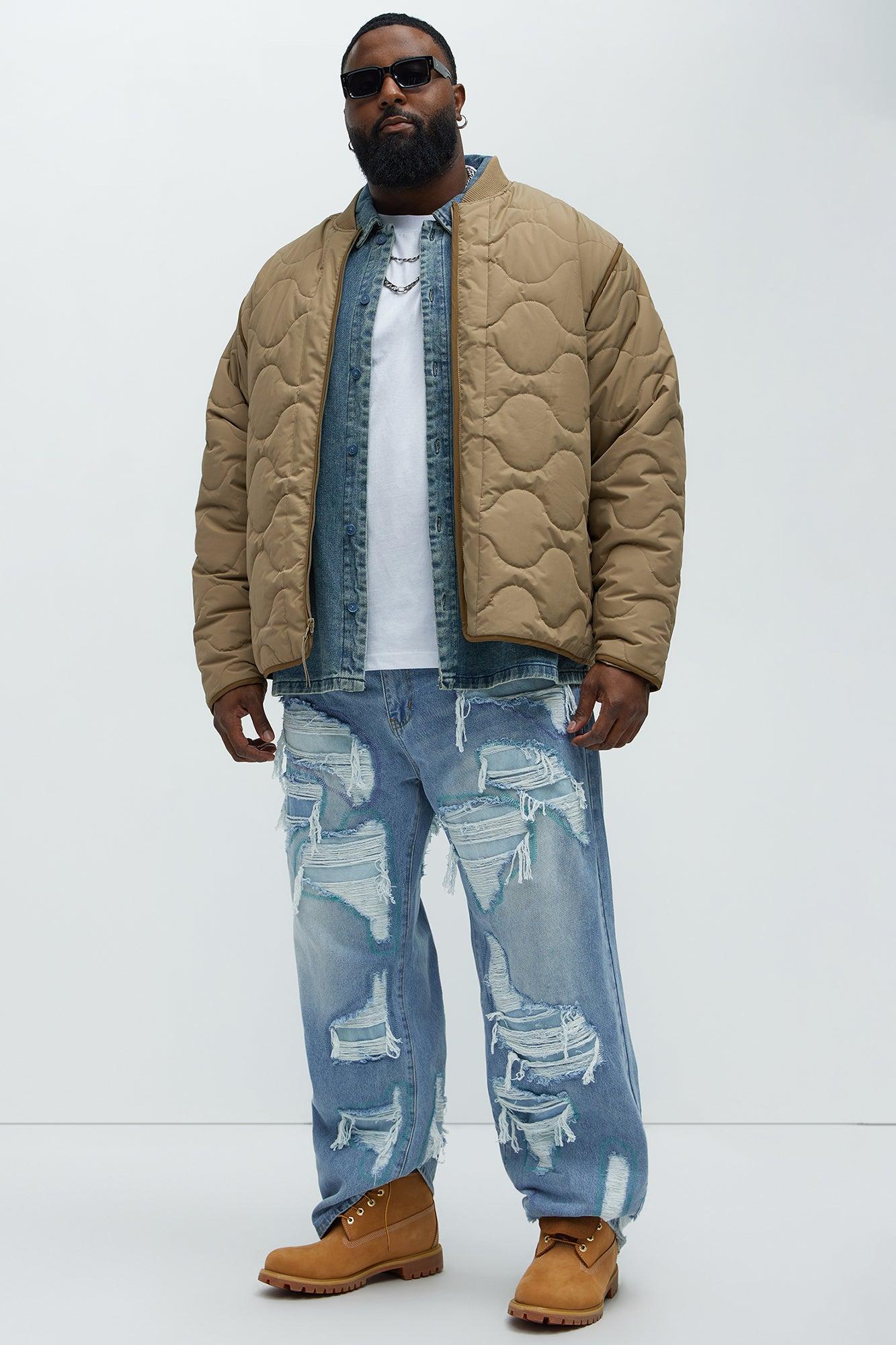 Hartford Ripstop  Quilted Jacket - Tan Product Image