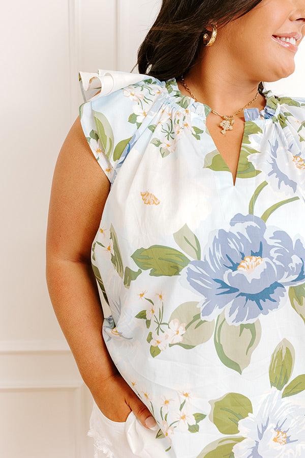 Peony Daydream Floral Top Curves Product Image