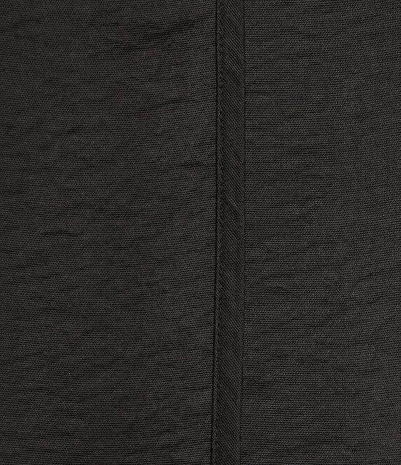 DKNY by Donna Karan Woven V-Neck Short Sleeve Blouse Product Image