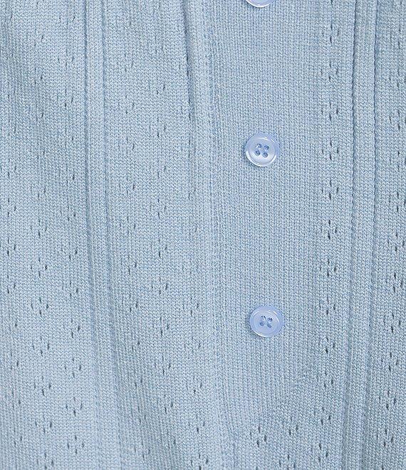 Bailey Rose Wide Leg Pointelle Coordinating Lounge Pants Product Image