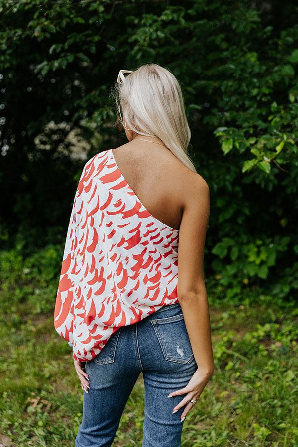 Curacao Cutie Shift Top In Scarlet Product Image