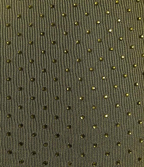 RONNY KOBO Agathe Knit Scoop Neck Sleeveless Rhinestone Detail Maxi Dress Product Image