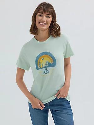 Women's Desert Sunset Graphic Tee | Women's Tops | Lee® Product Image