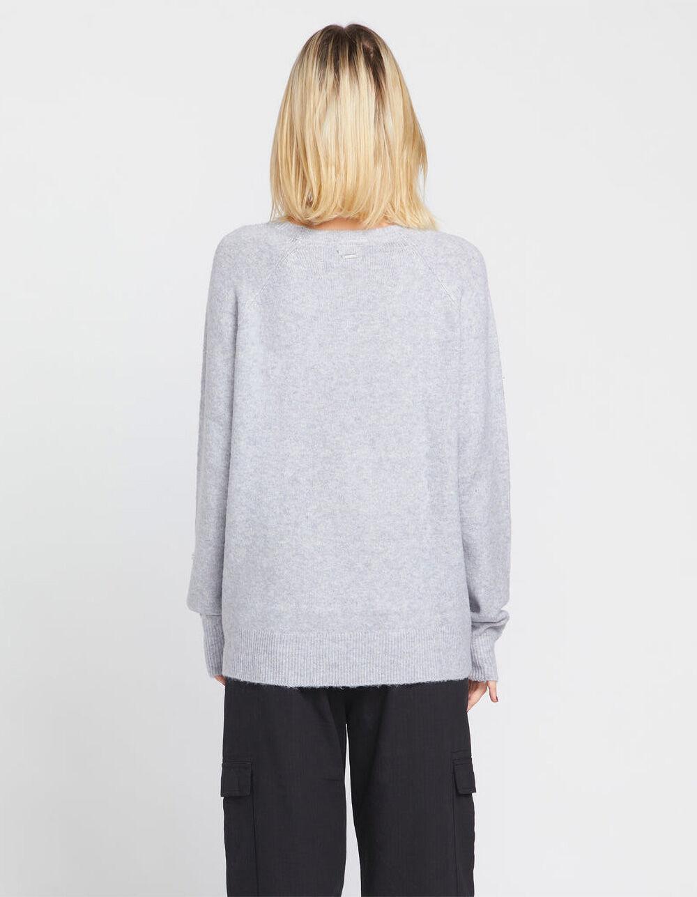 VOLCOM Twinkle Teas Womens Sweater - LIGHT GRAY Product Image