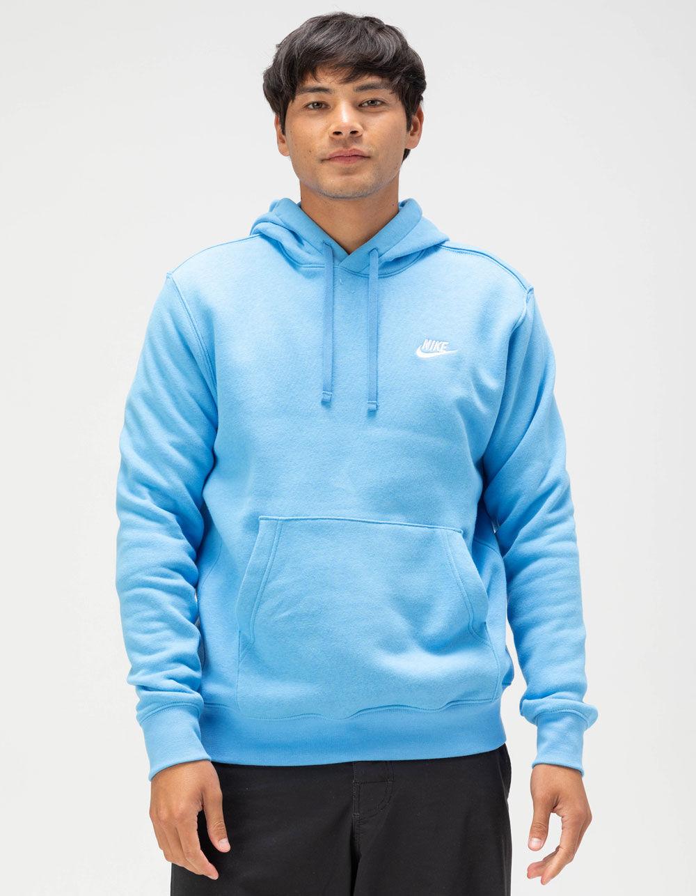 NIKE Sportswear Club Fleece Mens Hoodie - SKY BLUE Product Image