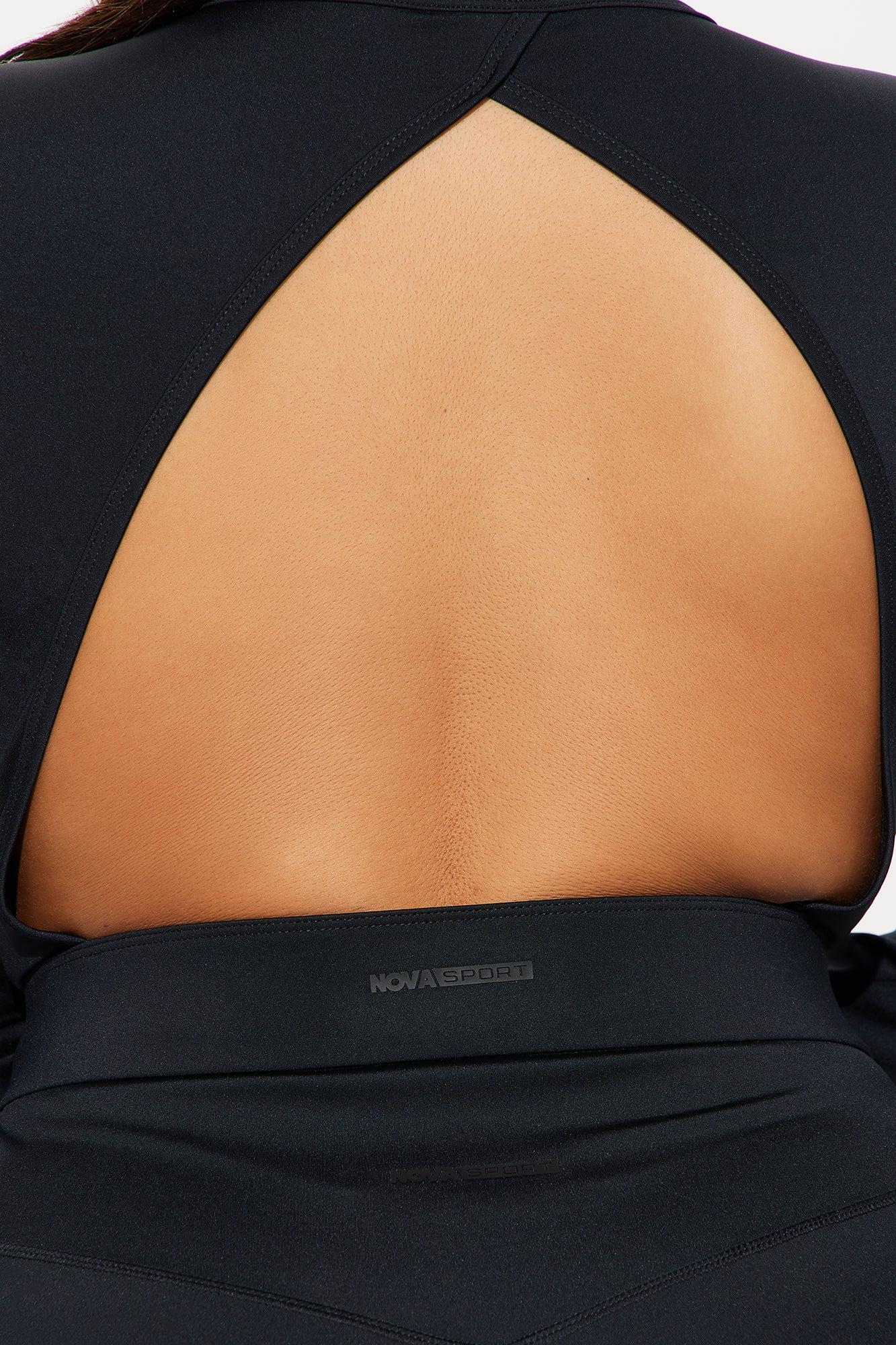 Spin Back Elevate Active Top - Black Product Image