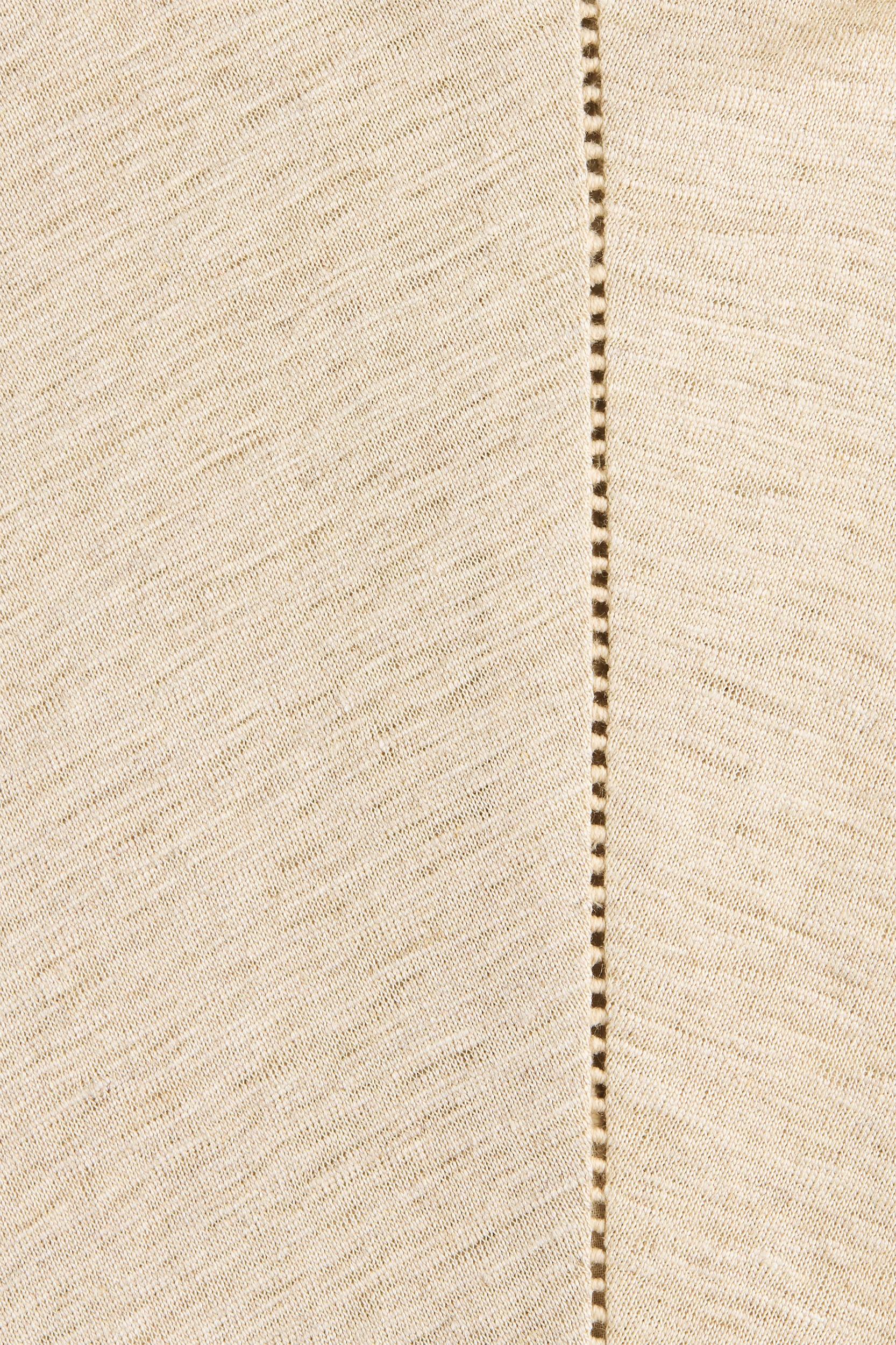 Ines Fringe Dress Oatmeal - Final Sale Product Image