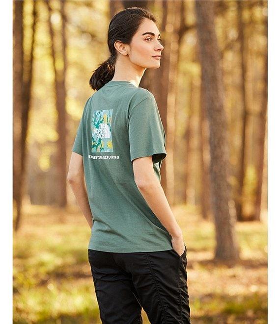 The North Face Crew Neck Rib Knit Short Sleeve Box Tee Product Image