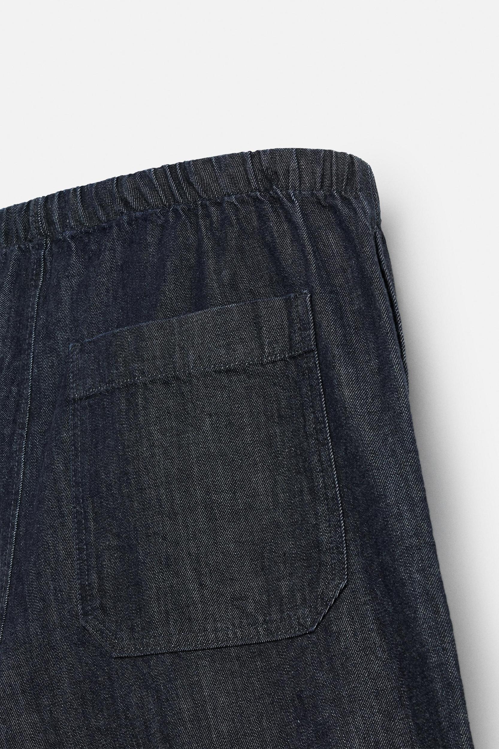 RELAXED FIT DENIM SHORTS Product Image