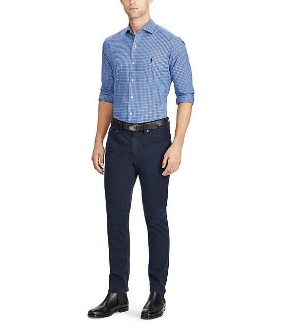 Polo Ralph Lauren Varick Slim Fit Sateen Stretch Pants Product Image