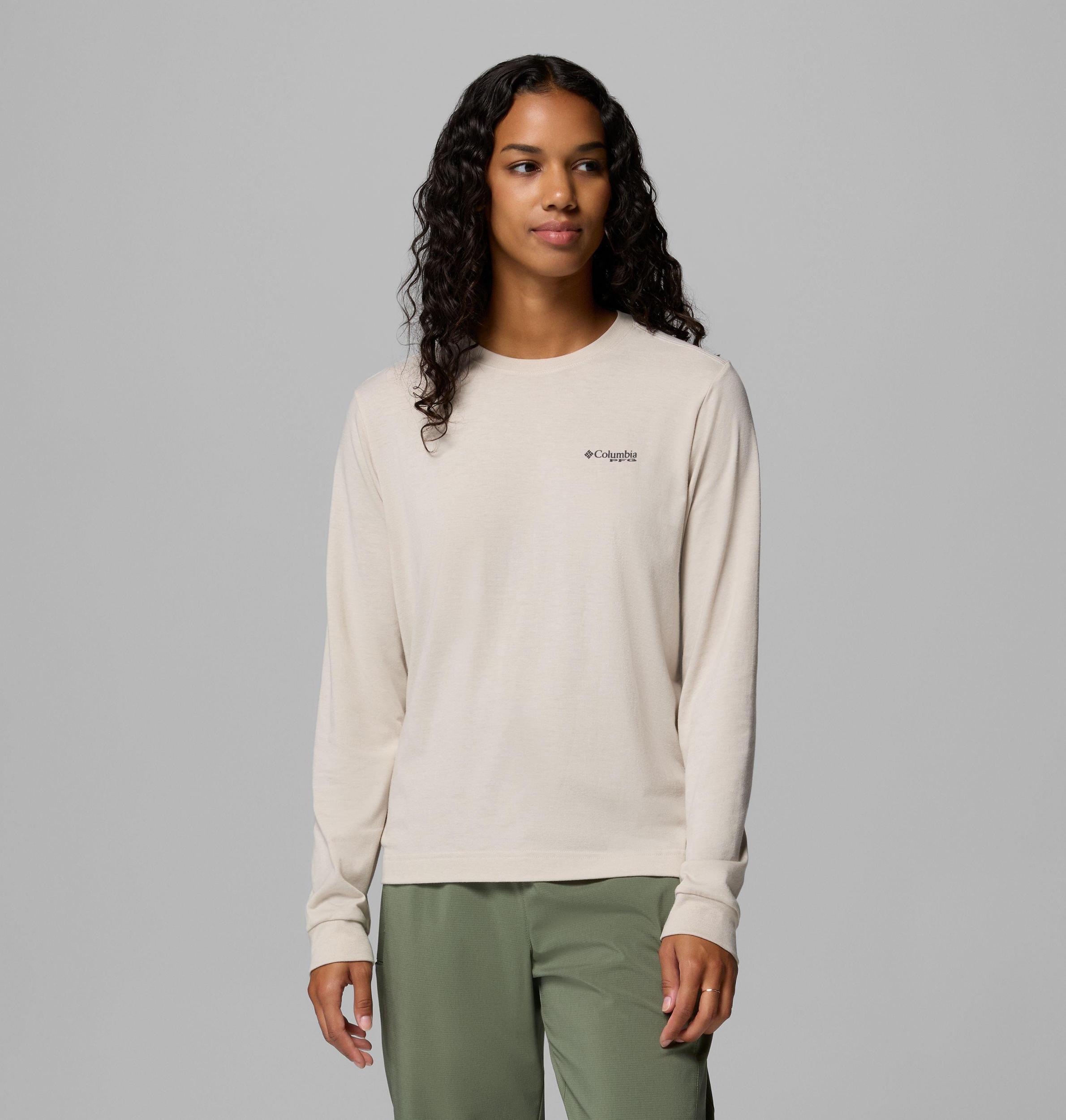 Columbia Womens PFG Uncharted Graphic Long Sleeve T-Shirt- Product Image