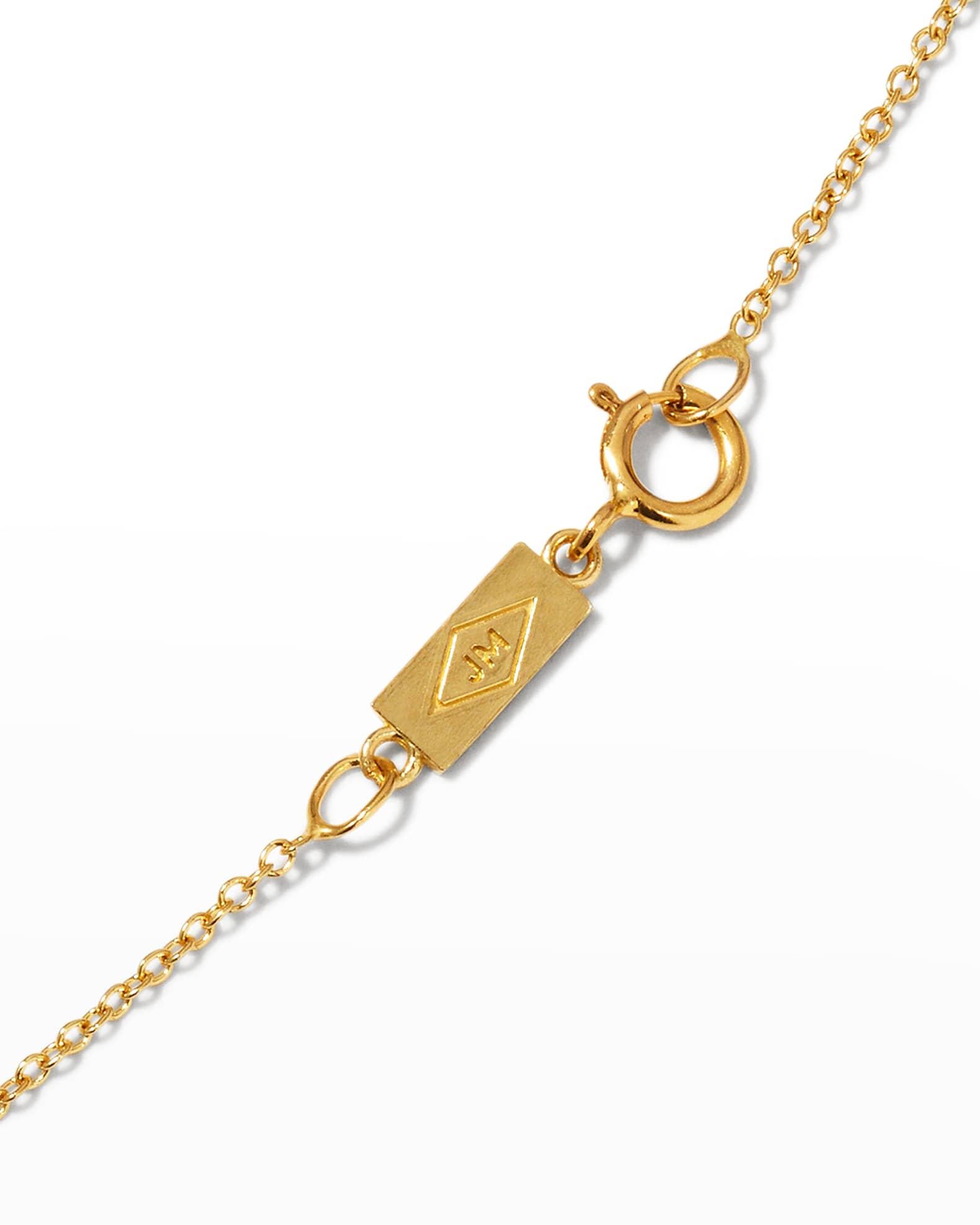 Lapis and Turquoise Evil Eye Necklace with Diamonds Product Image